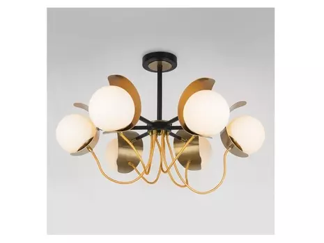 Люстра на штанге amato (eurosvet) белый 44 см.