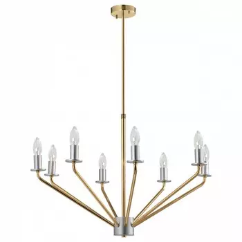 Люстра на штанге атмосфера (mw-light) золотой 107 см.