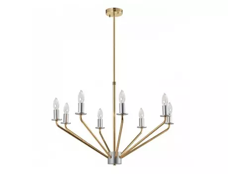 Люстра на штанге атмосфера (mw-light) золотой 107 см.