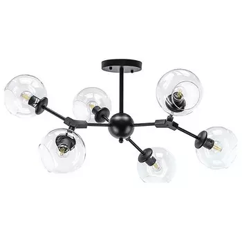 Люстра на штанге beta (lightstar) черный 94x38x94 см.