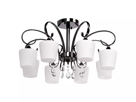 Люстра на штанге блеск (mw-light) белый 40 см.