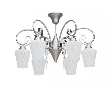 Люстра на штанге блеск (mw-light) белый 34 см.