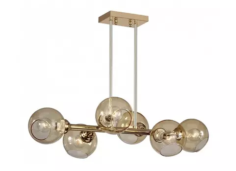 Люстра на штанге bolillas (favourite) золотой 85x35 см.