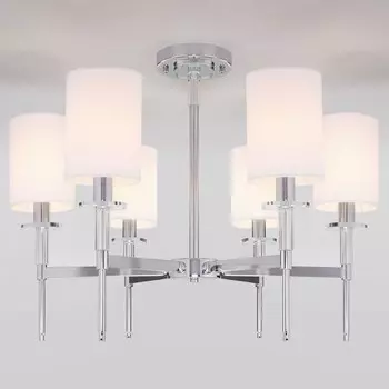 Люстра на штанге brielle (eurosvet) белый 53 см.