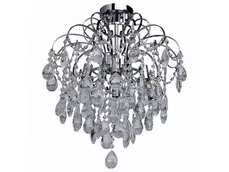 Люстра на штанге бриз (demarkt city) серебристый 57 см.