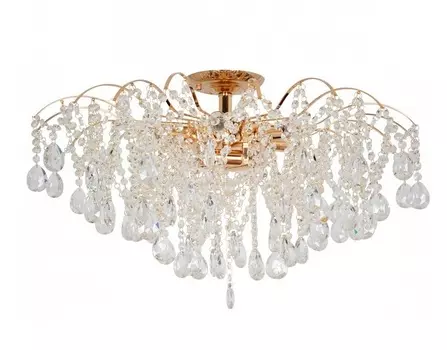 Люстра на штанге бриз (mw-light) золотой 45 см.