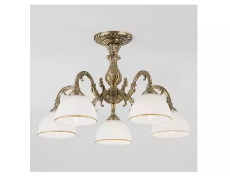 Люстра на штанге caldera (eurosvet) белый 34 см.