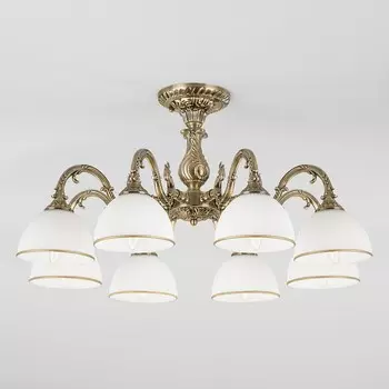 Люстра на штанге caldera (eurosvet) бронзовый 37 см.