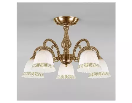 Люстра на штанге campina (eurosvet) белый 33 см.