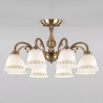 Люстра на штанге campina (eurosvet) бронзовый 33 см.