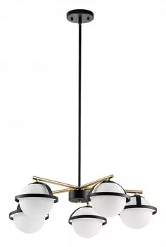 Люстра на штанге croco (lightstar) черный 97 см.