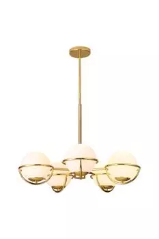 Люстра на штанге diana (moderli) золотой 76 см.