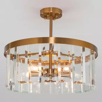 Люстра на штанге eclipse (bogates) прозрачный 45 см.