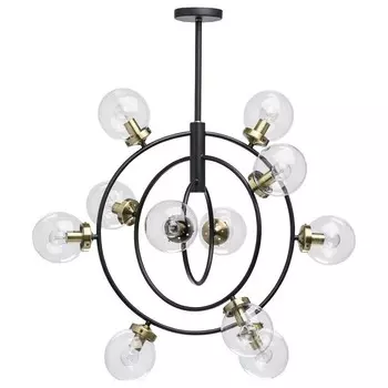 Люстра на штанге гамбург (demarkt) черный 91 см.