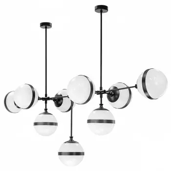 Люстра на штанге globo (lightstar) черный 172x122x60 см.