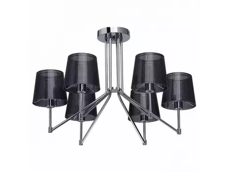 Люстра на штанге лацио (mw-light) черный 40 см.