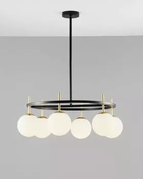 Люстра на штанге lana (moderli) черный 83 см.