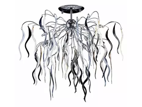 Люстра на штанге mocco (lightstar) серебристый 60 см.