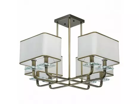 Люстра на штанге наполи (mw-light) белый 80x54x80 см.