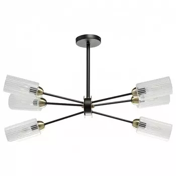 Люстра на штанге олимпия (demarkt) черный 46x77x30 см.