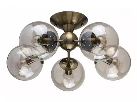 Люстра на штанге оливия (demarkt city) прозрачный 24 см.