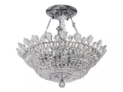 Люстра на штанге патриция (mw-light) серебристый 55 см.