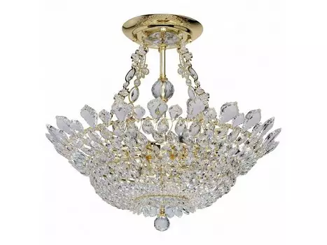 Люстра на штанге патриция (mw-light) золотой 52 см.