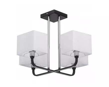 Люстра на штанге прато (mw-light) белый 39 см.