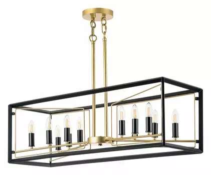 Люстра на штанге regolo (lightstar) черный 95x45x30 см.