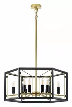 Люстра на штанге regolo (lightstar) золотой 45 см.