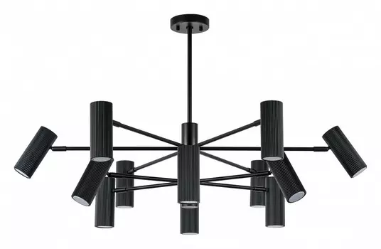 Люстра на штанге roma (lightstar) черный 50 см.