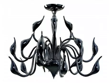 Люстра на штанге сigno collo (lightstar) черный 78 см.