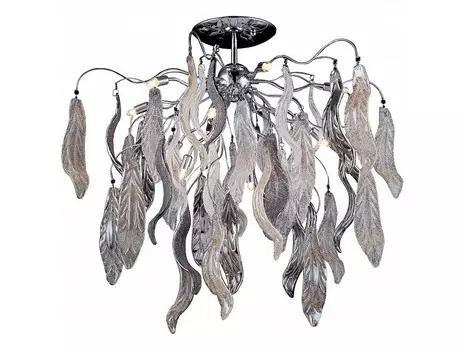 Люстра на штанге vetro (lightstar) серебристый 70 см.