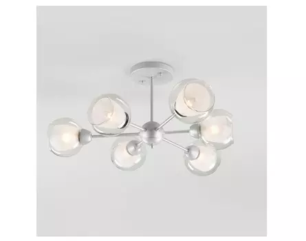 Люстра на штанге vivien (eurosvet) прозрачный 28 см.