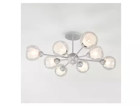 Люстра на штанге vivien (eurosvet) прозрачный 29 см.