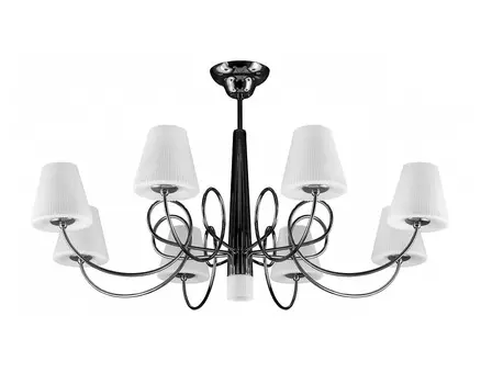 Люстра на штанге vortico (lightstar) черный 46 см.