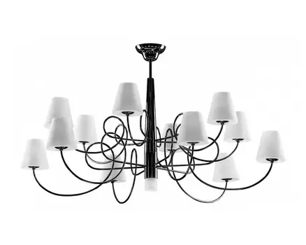 Люстра на штанге vortico (lightstar) черный 56 см.