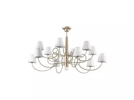 Люстра на штанге vortico (lightstar) золотой 56.0 см.