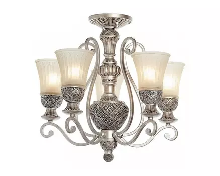 Люстра на штанге версаче (chiaro) серый 53 см.