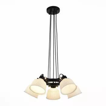 Люстра подвесная aletante (st luce) черный 25 см.