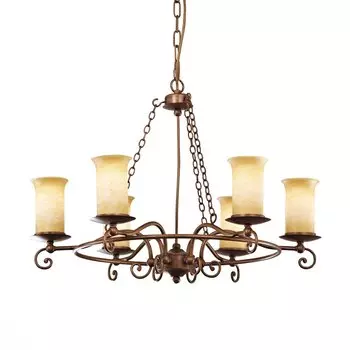 Люстра подвесная ancora (evoluce) коричневый 47 см.