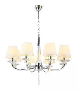 Люстра подвесная anita 112*74 (moderli) серебристый 112 см.