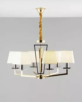 Люстра подвесная anna (moderli) золотой 100 см.