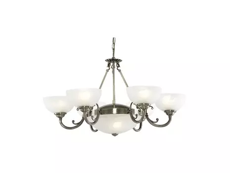 Люстра подвесная (arte lamp) серебристый 47 см.