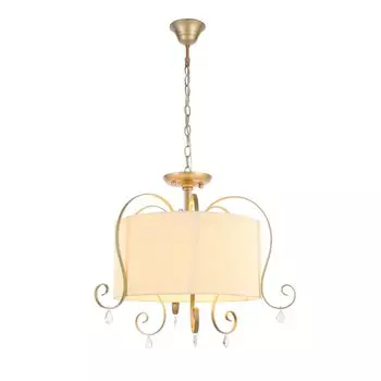 Люстра подвесная azzurro (st luce) золотой 51 см.