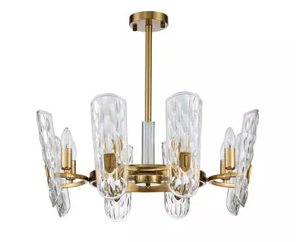 Люстра подвесная beluce (moderli) золотой 107 см.