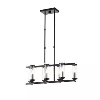 Люстра подвесная bichero (st luce) черный 66x67x20 см.