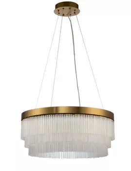 Люстра подвесная briol (moderli) золотой 125 см.