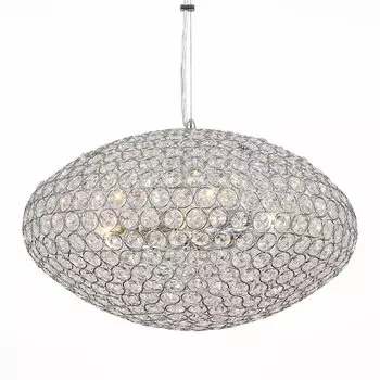Люстра подвесная calata (st luce) серебристый 25 см.