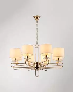 Люстра подвесная celestia (moderli) золотой 105 см.